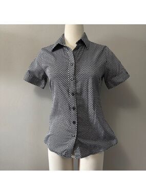 Banana Republic Factory Black and White Blouse